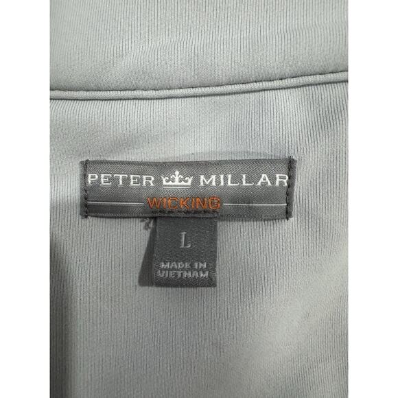 Peter Millar Vest Mens Full Zip Sleeveless Golf Jacket Blue - Picture 5 of 8